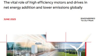 ABB تسلط الضوءعلى أولوية كفاءة الطاقة الصناعة العالمية وتدعو لتحرك عاجل لتطبيقها