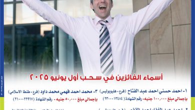 المصرف المتحد يعلن أسماء الفائزين بشهادة المليونير لشهر يونيو 2025