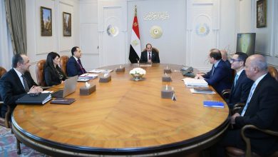 السيسي يجتمع مع 5 وزراء لمتابعة استراتيجية النهوض بشركات قطاع الأعمال