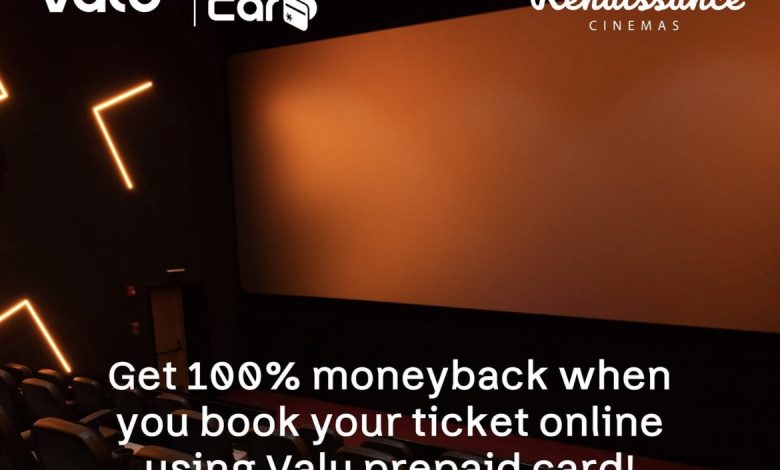 حتي 13 يونيو.. بطاقات فاليو تتيح 400 جنيه كاش باك علي تذاكر السينما حتي 13 يونيو.. بطاقات فاليو تتيح 400 جنيه كاش باك علي تذاكر السينما