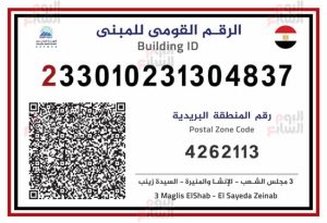 الرقم القومي الموحد للعقارات 