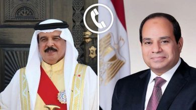 السيسي يبحث مع ملك البحرين التصعيد الإقليمي ويحذر من اتساع الصراع بين إسرائيل وإيران