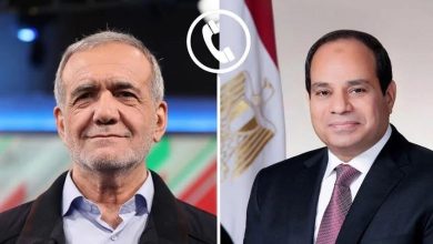 السيسي يؤكد رفض مصر الكامل للتصعيد الإسرائيلي ضد طهران خلال اتصال هاتفي مع الرئيس الإيراني