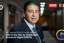 هشام عز العرب يحصد جائزة “الرئيس التنفيذي للعام” من مؤسسة MEED