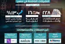 الشركات الناشئة في مصر تستقطب 228 مليون دولار تمويلات خلال 2025