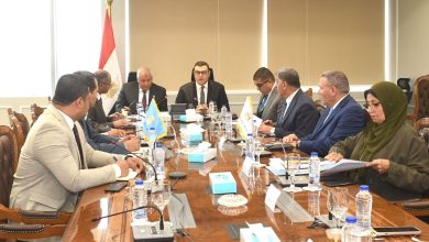 وزير الإسكان يبحث مع محافظ الوادي الجديد سبل دعم مشروعات مياه الشرب والصرف الصحي