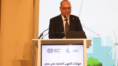 وزير العمل يُشارك في فعاليات إطلاق دراسة “مهارات الوظائف الخضراء في مصر” بالتعاون مع “العمل الدولية” و “برنامج الأغذية العالمي”