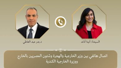 وزير الخارجية يتلقى اتصالًا هاتفيًا من نظيرته الكندية لبحث التعاون الثنائي بين البلدين