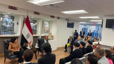 وزير الخارجية يلتقي بالجالية المصرية في نيويورك 