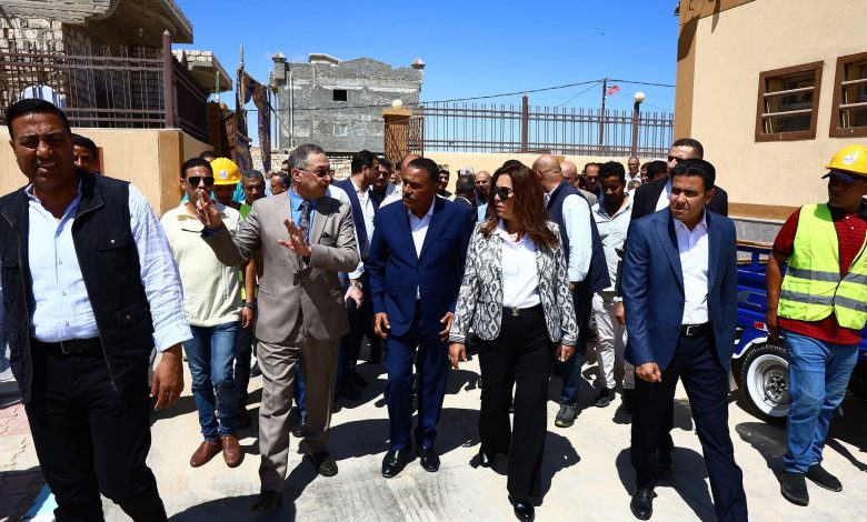 وزيرة التنمية المحلية ومحافظ مطروح يفتتحان مجزر مدينة الحمام المطور بتكلفة 35 مليون جنيه وزيرة التنمية المحلية ومحافظ مطروح يفتتحان مجزر مدينة الحمام المطور بتكلفة 35 مليون جنيه