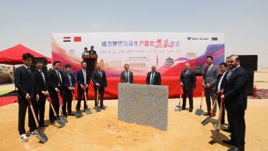 باستثمارات 70 مليون دولار.. وضع حجر أساس مشروع “ديلي إيجيبت” للمنتجات الزجاجية المنزلية في العين السخنة