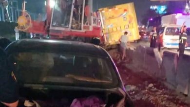 حادث مروع على الطريق الدائري بالمعادي.. شاحنة نقل تدهس 7 سيارات بسبب السرعة الزائدة