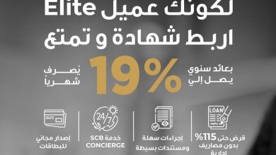 بنك قناة السويس يتبح لعملاء Elite ربط شهادة ادخار بعائد 19% يُصرف شهريًا