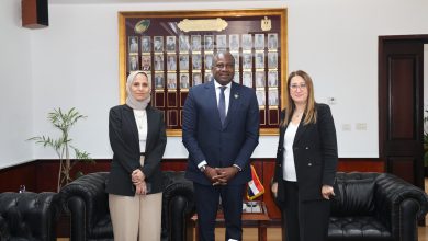 رئيسة البريد المصري تستقبل المدير التنفيذي لبريد كوت ديفوار