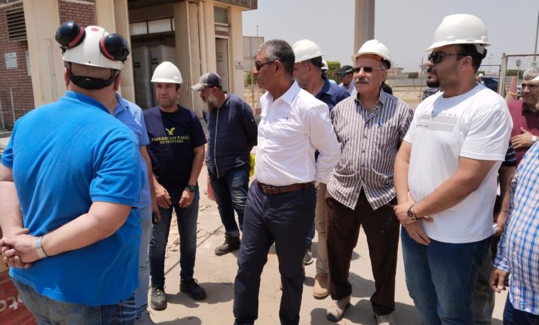 رئيس الجهاز التنفيذي لمشروعات المياه يتفقد محطة معالجة الجبل الأصفر رئيس الجهاز التنفيذي لمشروعات المياه يتفقد محطة معالجة الجبل الأصفر