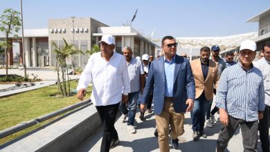 الشربيني يتفقد المنطقة الاستثمارية ومشروع “الأرينا” ضمن حدائق تلال الفسطاط ويشدد على تكثيف الأعمال