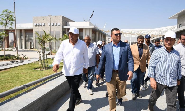 الشربيني يتفقد المنطقة الاستثمارية ومشروع “الأرينا” ضمن حدائق تلال الفسطاط ويشدد على تكثيف الأعمال الشربيني يتفقد المنطقة الاستثمارية ومشروع “الأرينا” ضمن حدائق تلال الفسطاط ويشدد على تكثيف الأعمال