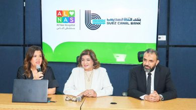 بالصور.. بنك قناة السويس يواصل دعمه للقطاع الصحي: قافلة طبية في أطفيح وزيارة إنسانية لمستشفى “الناس” لدعم 22 حالة شفاء