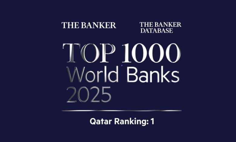 مجموعة QNB تُعزز ريادتها إقليميًا وعالميًا بتصنيف متقدم في قائمة “ذا بانكر” لأفضل 1000 بنك عالميًا لعام 2025