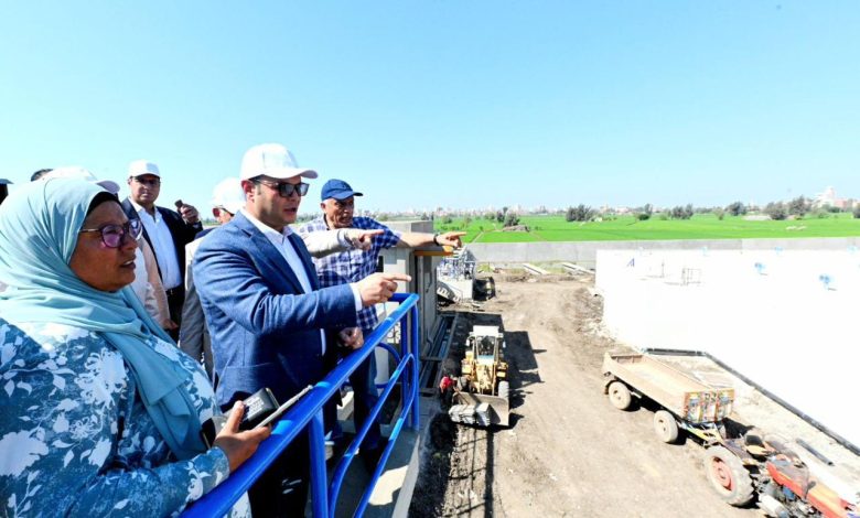 وزير الإسكان ومحافظ الدقهلية يتفقدان محطة مياه شرب نبروه بطاقة 34 ألف م³/يوميًا