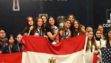 مجلس الشباب المصري يهنئ منتخب ناشئات الإسكواش بالتتويج ببطولة العالم 
