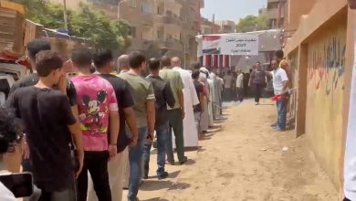إقبال كثيف من المواطنين في أبو النمرس والمنوات على انتخابات مجلس الشيوخ