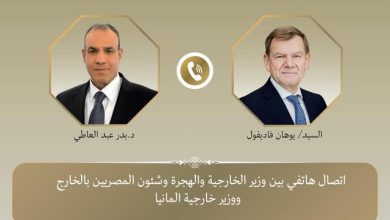 وزير الخارجية يجرى اتصالًا هاتفيًا مع ونظيره الألماني لبحث الأوضع في قطاع غزة
