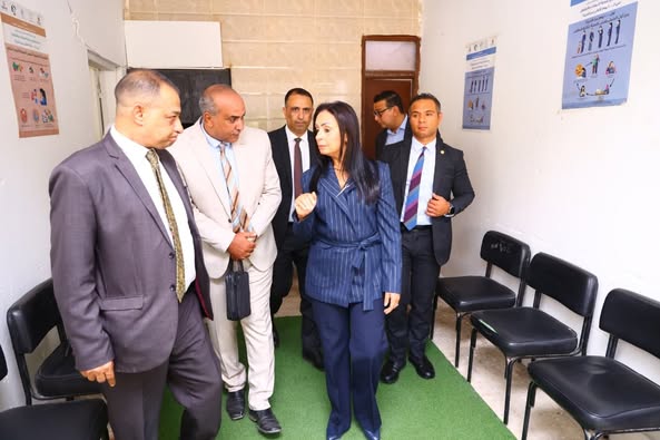 وزيرة التضامن تتفقد وحدة حلوان أول وثاني الاجتماعية وزيرة التضامن تتفقد وحدة حلوان أول وثاني الاجتماعية