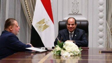السيسي يجتمع مع محافظ البنك المركزي