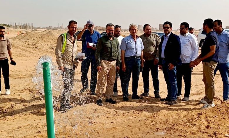 جولة ميدانية لرئيس جهاز العبور الجديدة لمتابعة أعمال المرافق بمنطقة “الأمل” سابقًا
