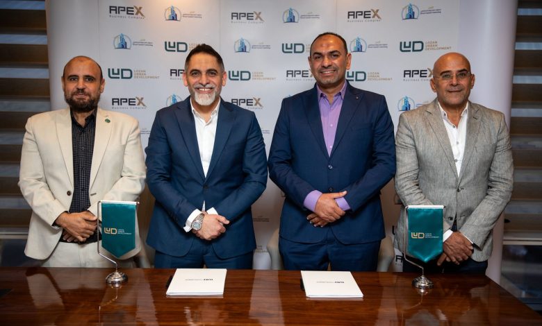 «لوزان للتطوير العمراني» تتعاون مع «الأمل للمقاولات» لتنفيذ مشروع Apex Business Complex بالعاصمة الإدارية «لوزان للتطوير العمراني» تتعاون مع «الأمل للمقاولات» لتنفيذ مشروع Apex Business Complex بالعاصمة الإدارية