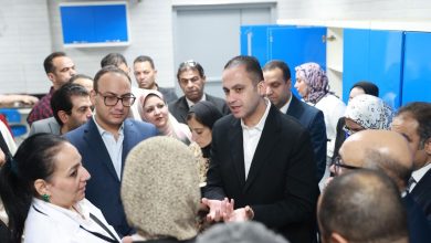 نائب وزير الصحة يتفقد المعهد الفني الصحي بمحافظة أسيوط