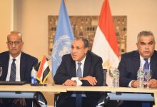 وزير الخارجية يلتقي مع المصريين العاملين في الأمم المتحدة بنيويورك