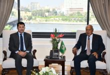 وزير الشباب والرياضة يلتقي الأمين العام لجامعة الدول العربية لدعم العمل العربي المشترك