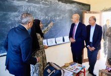وزير التربية والتعليم ومحافظ المنيا يتفقدان عددا من المدارس بقرية تونة الجبل