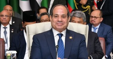 ننشر نص كلمة الرئيس السيسي في القمة العربية الإسلامية بالدوحة