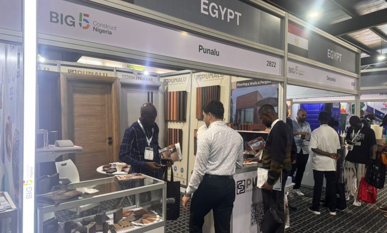 مصر تشارك بـ 8 شركات في معرض “بيج فايف نيجيريا” لتعزيز صادرات مواد البناء