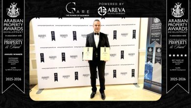 شركة AREVA للتطوير العقاري تحصد 3 جوائز عالمية عن مشروع GLARE من مؤسسة International Property Awards