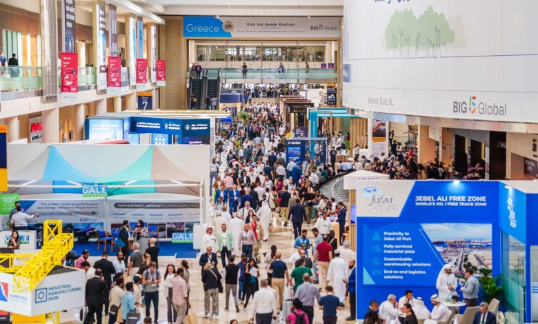  معرض «الخمسة الكبار» يستعرض 60 ألف منتج وحل مبتكر في قطاع البناء