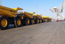 أول عملية ترانزيت مباشر لتداول السيارات والمعدات بميناء السخنة