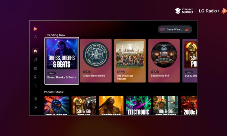 إل جي تتعاون مع “ستينج راي ميوزك” لتقديم تجربة موسيقية متطورة عبر خدمة “LG Radio+” إل جي تتعاون مع “ستينج راي ميوزك” لتقديم تجربة موسيقية متطورة عبر خدمة “LG Radio+”