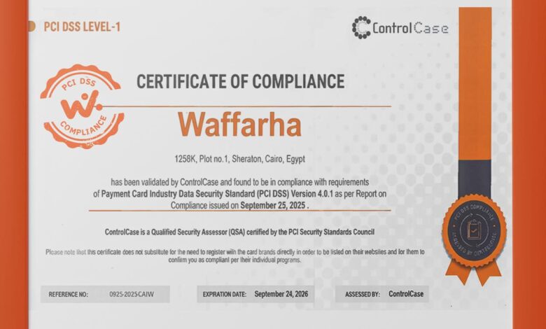 تطبيق “وفرها” يحصل على شهادة (PCI DSS) لتأمين بيانات الدفع تطبيق “وفرها” يحصل على شهادة (PCI DSS) لتأمين بيانات الدفع