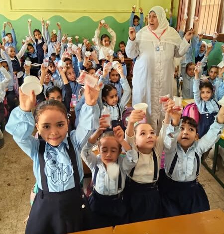 «الصحة» تطلق حملة مكافحة الطفيليات المعوية لـ4 ملايين طالب «الصحة» تطلق حملة مكافحة الطفيليات المعوية لـ4 ملايين طالب