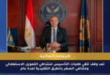 الرقابة المالية تمد وقف تلقي طلبات التأسيس لنشاطي التمويل الاستهلاكي ومتناهي الصغر بالطرق التقليدية لمدة عام