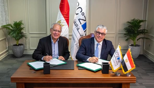 باستثمارات تتخطى 75 مليون دولار… اقتصادية قناة السويس توقّع عقود 3 مشروعات جديدة بالقنطرة غرب الصناعية باستثمارات تتخطى 75 مليون دولار… اقتصادية قناة السويس توقّع عقود 3 مشروعات جديدة بالقنطرة غرب الصناعية