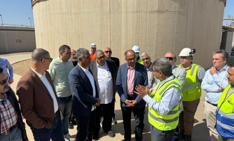 نائب وزير الإسكان يتفقد محطة معالجة الصرف الصحي بالجبل الأصفر بمرحلتيها الأولى والثانية نائب وزير الإسكان يتفقد محطة معالجة الصرف الصحي بالجبل الأصفر بمرحلتيها الأولى والثانية