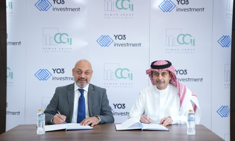 “اوسمان جروب OGI” وYO3 للاستثمار توقعان عقد شراكة بـ5 مليارات جنيه لتطوير مشروع ضخم بالحي المالي في العاصمة الإدارية “صور” “اوسمان جروب OGI” وYO3 للاستثمار توقعان عقد شراكة بـ5 مليارات جنيه لتطوير مشروع ضخم بالحي المالي في العاصمة الإدارية “صور”
