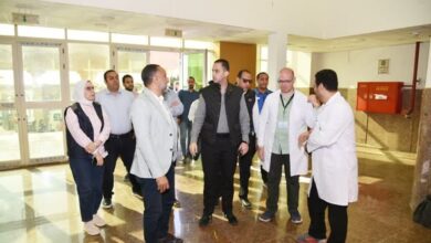نائب وزير الصحة يتفقد مستشفى نخل المركزي لضمان جودة الخدمات الطبية بشمال سيناء
