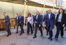 وزيرة التنمية المحلية: تطوير واجهات 105 محل تجاري ورفع كفاءة 4 عقارات بمشروع سوق العتبة