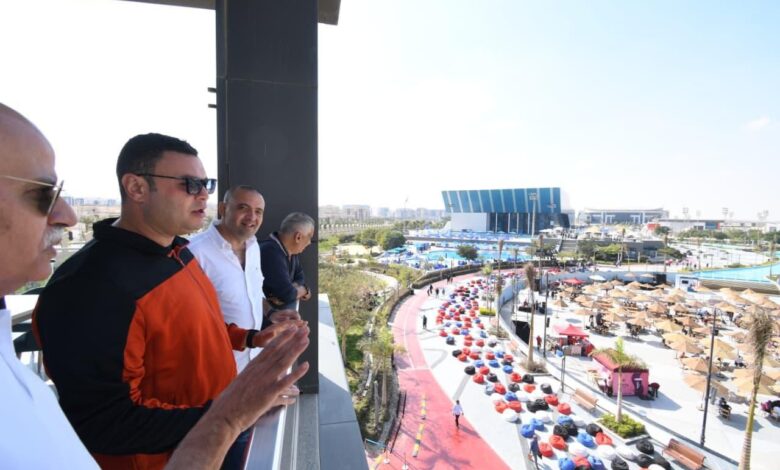 وزيرا الإسكان والشباب والرياضة يفتتحان “نادي النادي” بالعاصمة الإدارية وزيرا الإسكان والشباب والرياضة يفتتحان “نادي النادي” بالعاصمة الإدارية